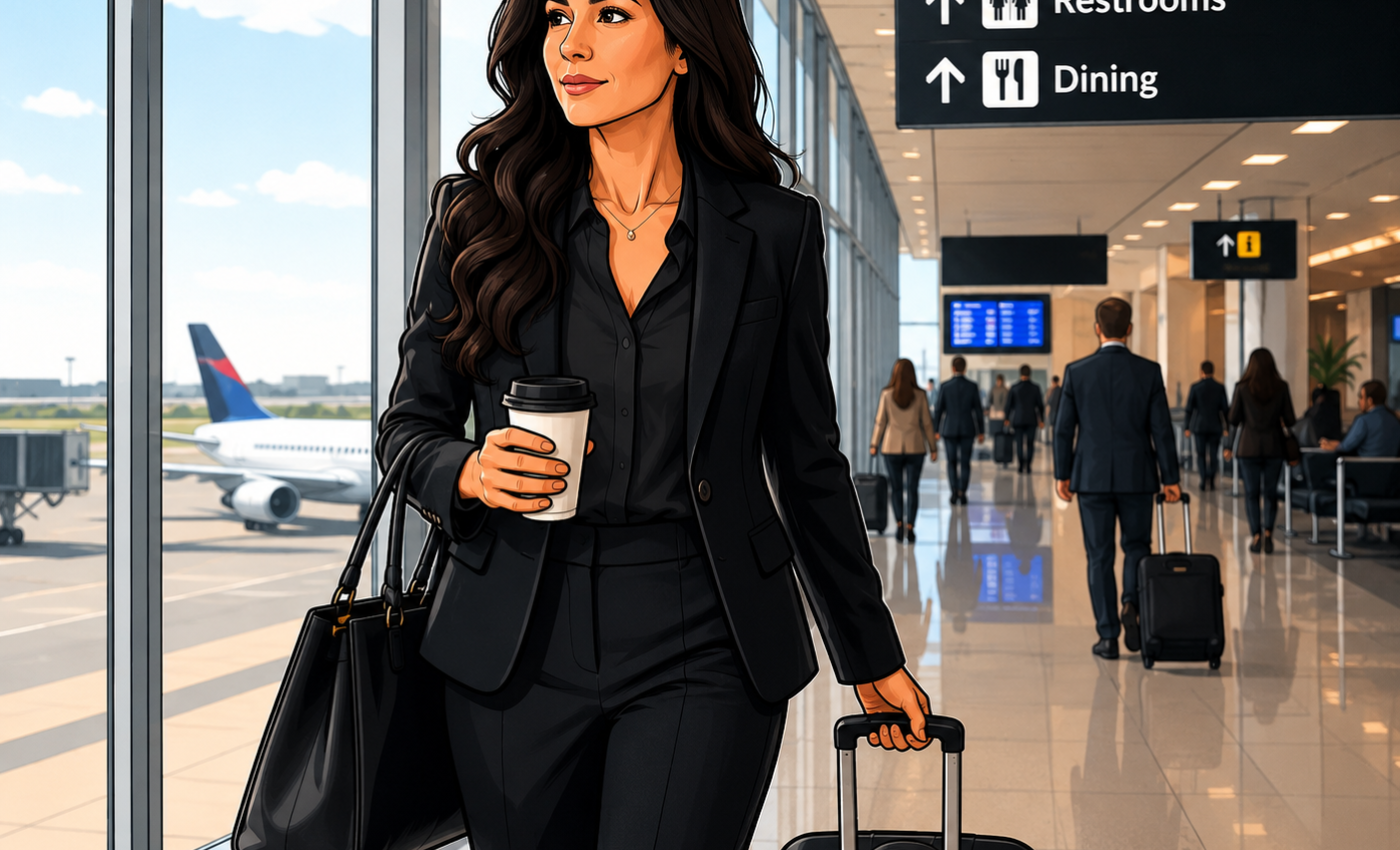 Traveling for business in my “old life.”