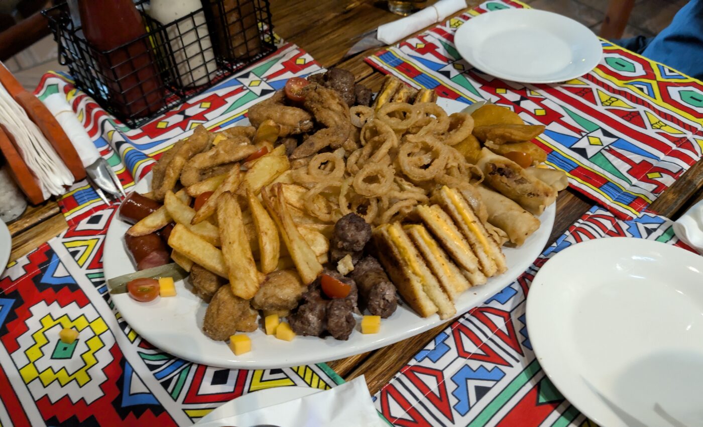 Our new post is live as you can see!…Fun sports night at Jabula…Check out this starter platter!…