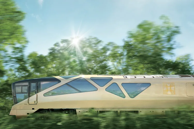 Luxury train requires winning a lottery to book….One day and counting…