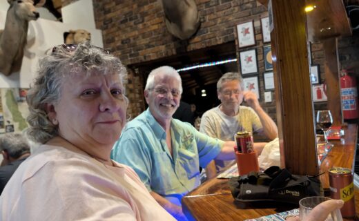 What an incredible milestone! Today is our14 year anniversary of world travel!…Fun at Jabula with Colleen and Paulette!…